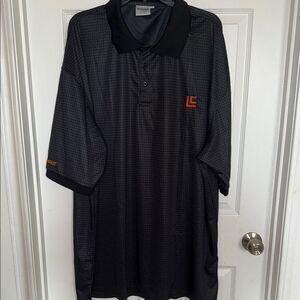 Men's Black Polo little ceaser uniform Shirt 5xl NIp